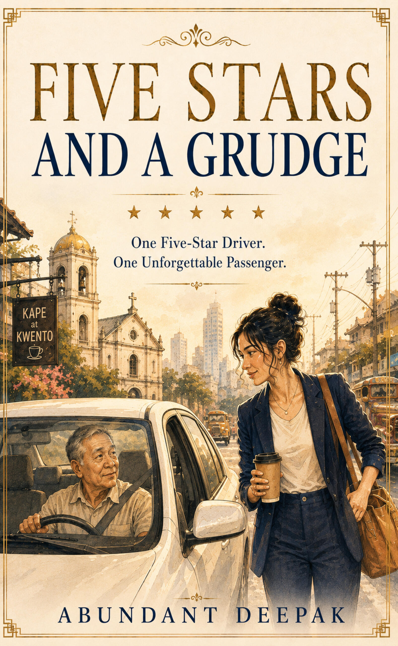 Cover of Five Stars and a Grudge Five Stars and a Grudge paperback cover by Abundant Deepak